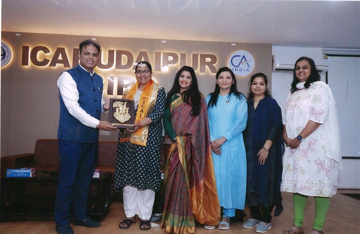 CA Women's Day Program Celebrated at Udaipur branch on 14th March 2026