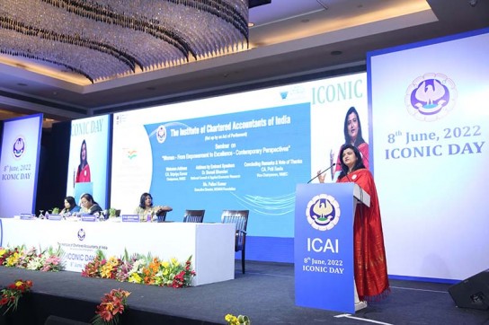 Women Members Empowerment Committee organised seminar  on the theme Women -From Empowerment to Excellence-Contemporary Perspective as a part of "Iconic Day Event" on 8th June 2022 at Hotel Lalit, Delhi.