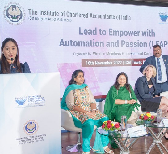 Women Members Empowerment Committee organised Networking Meet on Lead to Empower with Automation and Passion (LEAP) on 16th November, 2022 (Wednesday) from 3.00 pm to 6.00 pm at ICAI Auditorium, BKC, Mumbai 