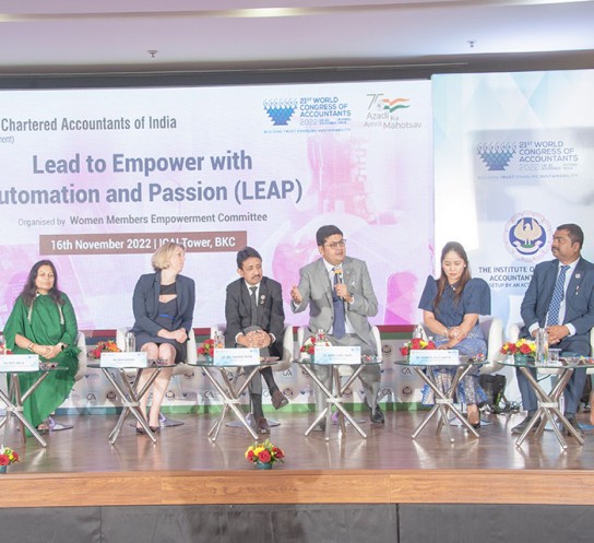 Women Members Empowerment Committee organised Networking Meet on Lead to Empower with Automation and Passion (LEAP) on 16th November, 2022 (Wednesday) from 3.00 pm to 6.00 pm at ICAI Auditorium, BKC, Mumbai 