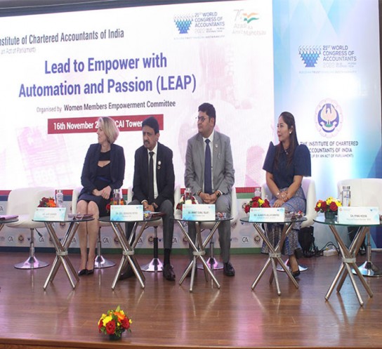 Women Members Empowerment Committee organised Networking Meet on Lead to Empower with Automation and Passion (LEAP) on 16th November, 2022 (Wednesday) from 3.00 pm to 6.00 pm at ICAI Auditorium, BKC, Mumbai 